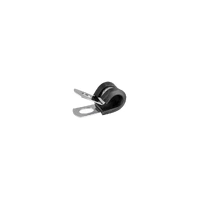 Rubber Lined Steel Cable Clamp (P Clip) 8mm
