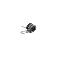 Rubber Lined Steel Cable Clamp (P Clip) 10mm