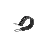 Rubber Lined Steel Cable Clamp (P Clip) 27mm