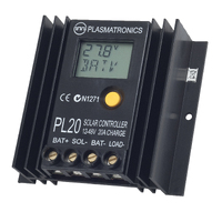 Plasmatronics PL20 PWM Solar Controller w/LVD