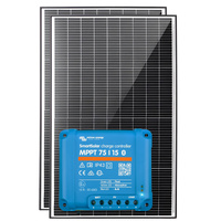 200W 4WD Solar Bundle - 2 x Exotronic 12V 100W Fusion Panels &amp; Victron SmartSolar MPPT 75/15