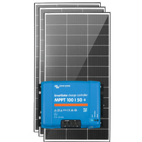 600W Caravan Solar Bundle - 3 x Exotronic 12V 200W Fusion Panels &amp; Victron SmartSolar MPPT 100/50