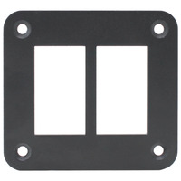 2 Gang Aluminium Switch Panel Housing