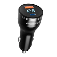 Dual USB-A / USB-C QC3.0/PD140W 175W USB Car Adapter
