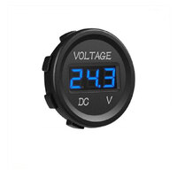 LED Digital Voltmeter Blue 12/24V