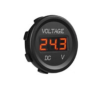 LED Digital Voltmeter Red 12/24V