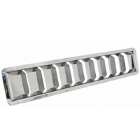 Louvre Vents 304 Grade Stainless Steel Flat Style 10 Louvre