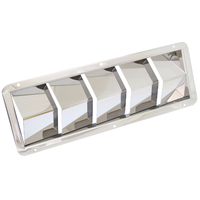 Louvre Vents 304 Grade Stainless Steel V Style 5 Louvre
